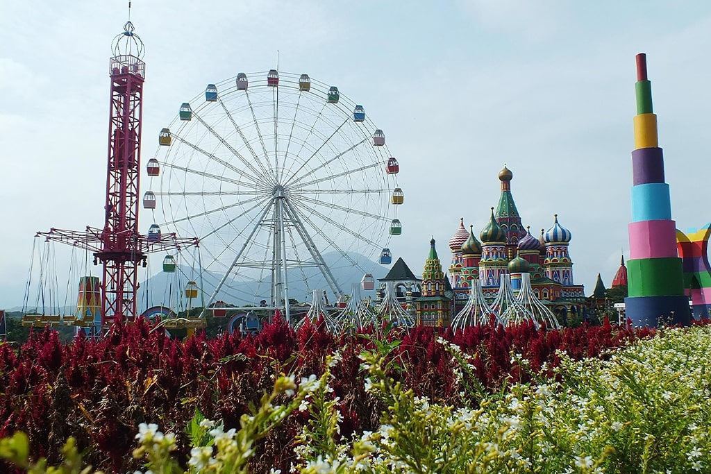 An amusement park called Jatinangor from Sumedang, West Java, Indonesia