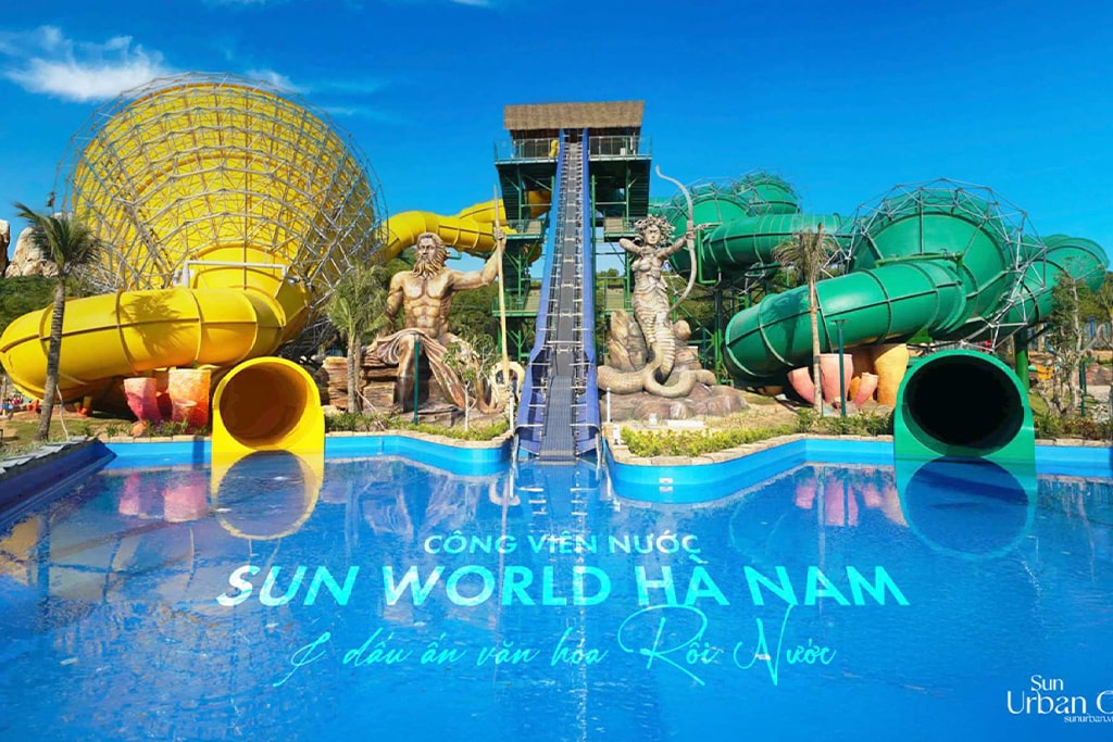 The water park of Sun World Ha Nam from Vietnam