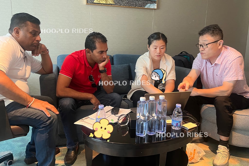 First meeting with Sri Lanka client in Beijing to discuss the water park project