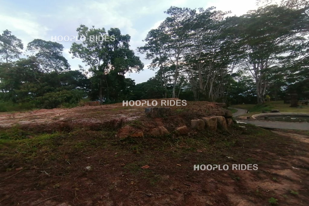 Inspection photo showing the site conditions for a future water park in Sri Lanka