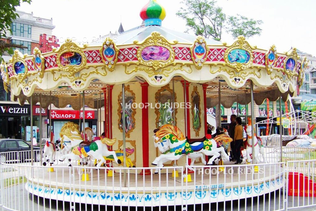 24 seats carousel for sale popular in amusement parks
