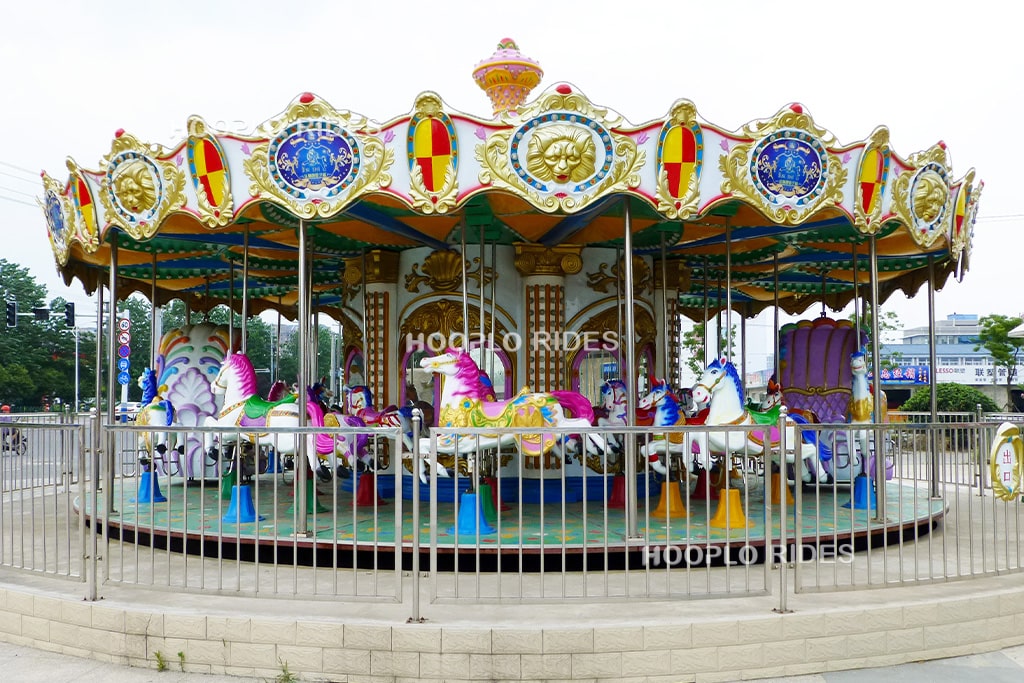 36 seats carousel ride for sale for large outdoor parks