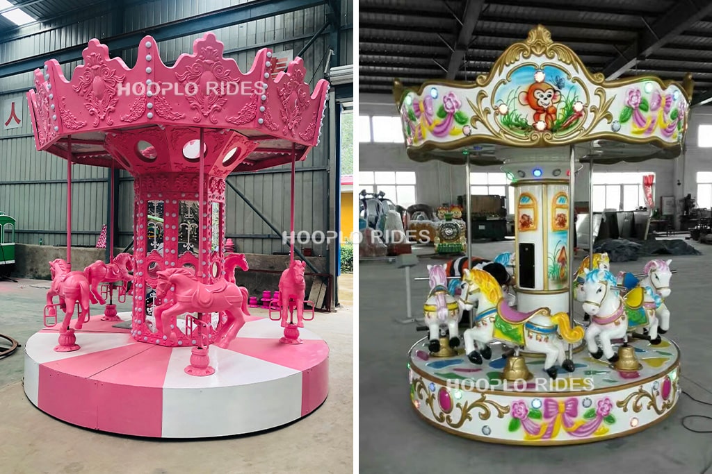 6 seats carousel for sale ideal for shopping malls and playgrounds