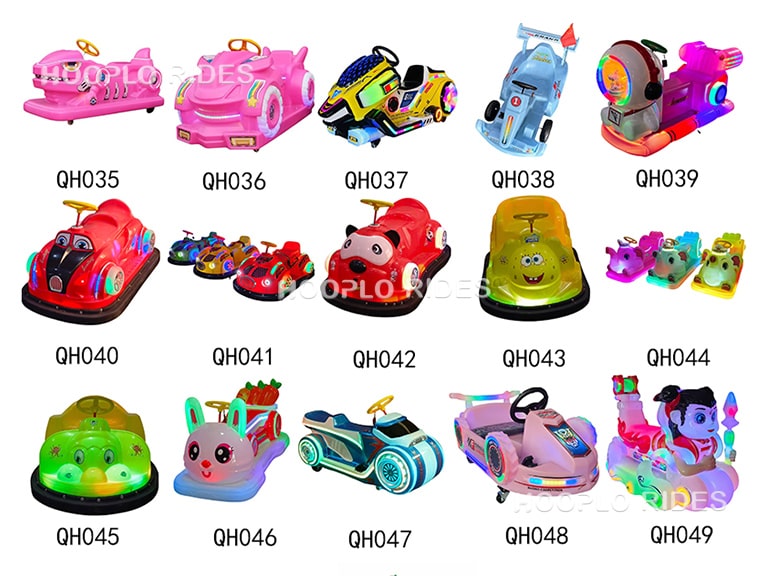 Kids Square Car assortment showing 10+ fun designs for kids