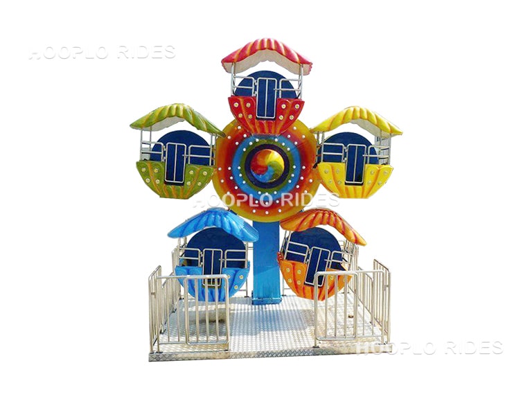 Miniature Ferris Wheel with 5 cabins for children