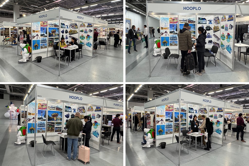 Hooplo Rides team with clients at RAAPA EXPO Autumn 2025