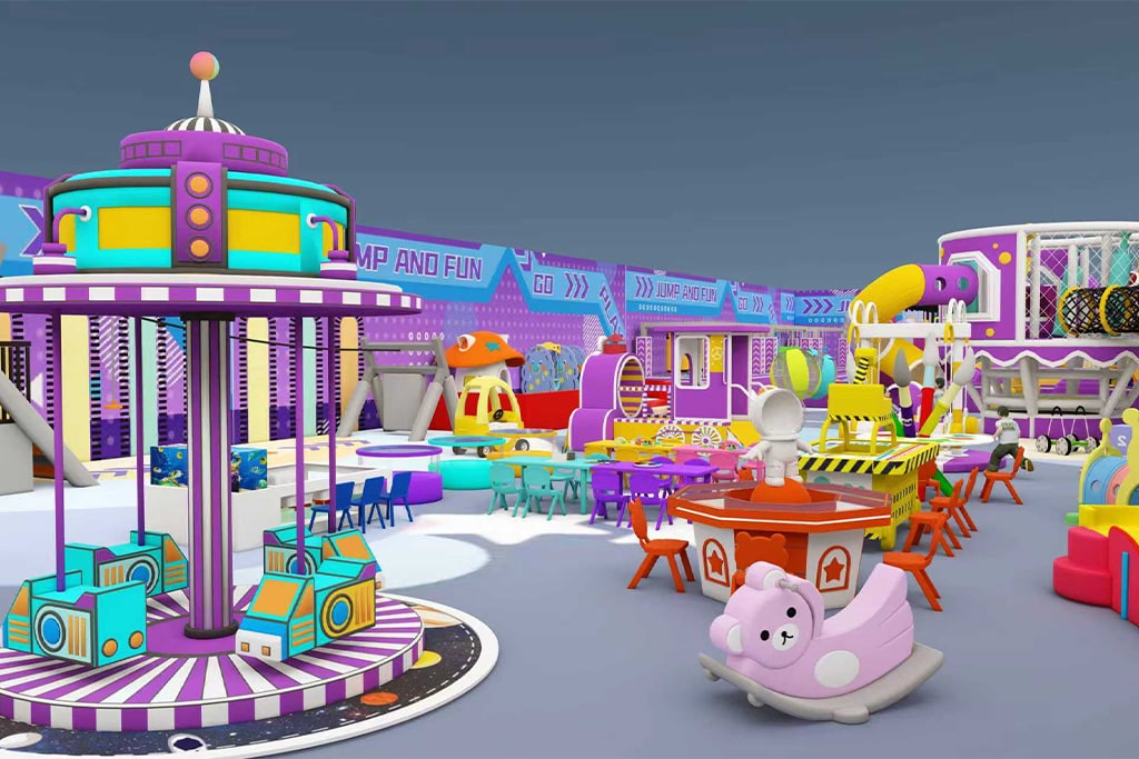 Uzbekistan 1000㎡ Indoor Playground Project Signed and Under Production