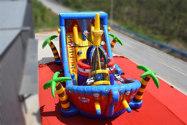 Pirate Ship Inflatable Castle