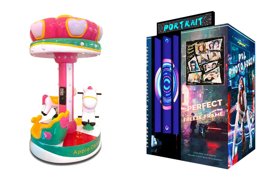 Georgia Client Orders 3-Seat Kids Carousel and Photo Booth – Factory Testing Completed