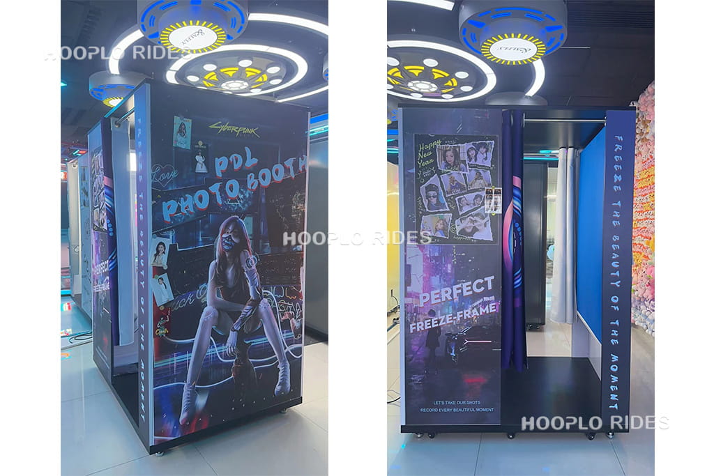 Photo Booth being tested in the factory, ready for delivery to a Georgia client